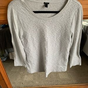 Never worn JCrew  embroidered top